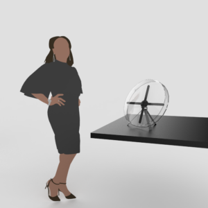 Asztali 3D holografikus kivetítő projektor