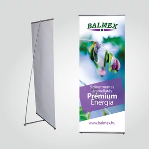 L banner 90 x 215 cm