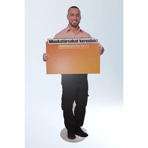 Standee életnagyságú kartonfigura