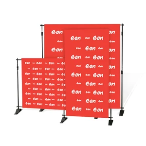 Nyomat egyoldalas - Állítható banner - Joker - 240 x 200 cm - PVC