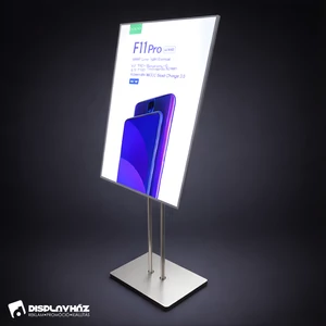 Extra vékony világító képkeret - állványos