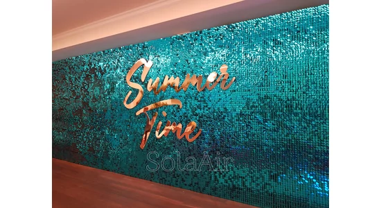 SolaAir Flitter fal: A Látványos Dekorációs Megoldás