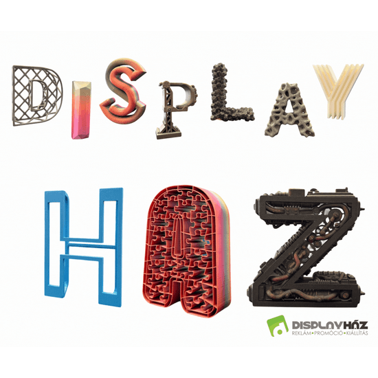 3D betűk
