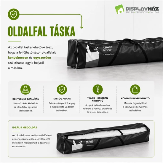 Táska 4 db oldalfalhoz