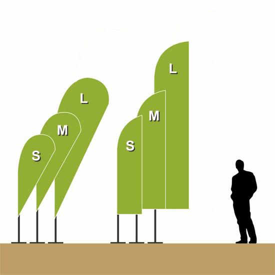 Strandzászló - Standard
