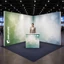Pop up textil kiállítási stand - 12 m²