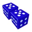 Dobókocka - Sötétkék - 25 cm