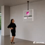 Kép 2/9 - 3D hologram kivetítő projektor - mennyezeti konzolos - négyzetes 