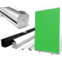 Kép 5/5 - Kihúzható zöld háttér - greenscreen 200 cm-es méretben