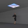 Kép 1/8 - Extra vékony LED keret - Álmennyezetbe építhető - plexi