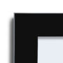 Kép 2/11 - Prémium kültéri posztertartó vitrin - elegáns, fekete keretprofil